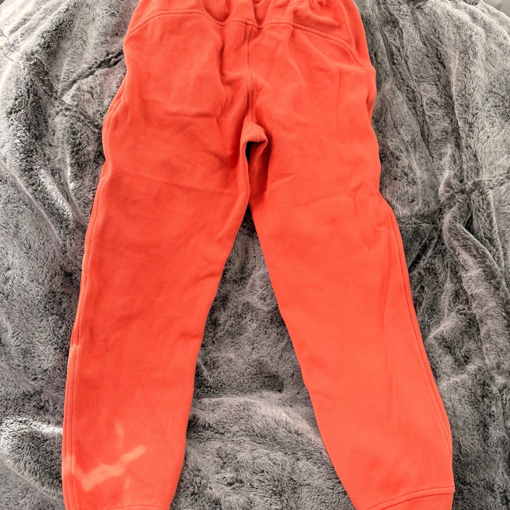 lululemon athletica Bright Orange Joggers